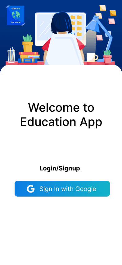 Education App Screenshot 1